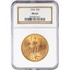 Image 1 : 1924 $20 St. Gaudens Double Eagle Gold Coin NGC MS64