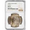 Image 1 : 1887/6-O $1 Morgan Silver Dollar Coin NGC MS63 Top-100 VAM-3