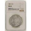 Image 1 : 1881-S $1 Morgan Silver Dollar Coin NGC MS64
