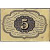 Image 2 : July 17, 1862 Five Cent First Issue Fractional Currency Note