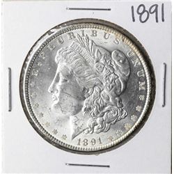 1891 $1 Morgan Silver Dollar Coin