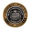 Image 1 : .999 Silver Golden Nugget Las Vegas $10 Limited Edition Casino Gaming Token