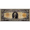 Image 1 : 1922 $20 Gold Certificate Note