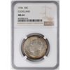 Image 1 : 1936 Cleveland Centennial Commemorative Half Dollar Coin NGC MS64