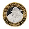 Image 1 : .999 Silver Binion's Horseshoe Las Vegas, NV $10 Casino Limited Edition Gaming T