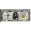 Image 1 : 1934A $5 North Africa WWII Emergency Issue Silver Certificate Note