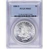 Image 1 : 1880-S $1 Morgan Silver Dollar Coin PCGS MS63