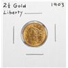 Image 1 : 1903 $2 1/2 Liberty Head Quarter Eagle Gold Coin