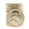 Image 1 : Roll of (20) Brilliant Uncirculated 1961-D Franklin Half Dollar Coins