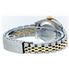 Image 8 : Rolex Ladies Two Tone 14K MOP Diamond & Emerald Datejust Wriswatch