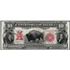 Image 1 : 1901 $10 Bison Legal Tender Note