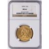 1894 $10 Liberty Head Eagle Gold Coin NGC MS61