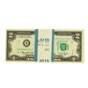 Image 1 : Original Pack of (50) Consecutive 1976 $2 Federal Reserve Notes Boston