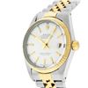 Image 3 : Rolex Mens Two Tone 14K White Index Datejust 36MM Wristwatch