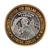 Image 1 : .999 Silver Circus Circus $10 Casino Limited Edition Gaming Token