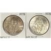 Image 1 : Lot of (2) 1978 Mexico Cien Pesos Silver Coins