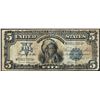 Image 1 : 1899 $5 Indian Chief Silver Certificate Note