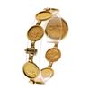 Image 4 : Indian Head Gold Coin 18KT Gold Bracelet