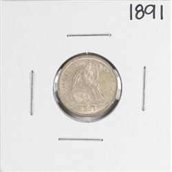 1891 Seated Liberty Dime Coin