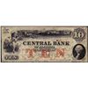 Image 1 : 1859 $10 The Central Bank of Alabama Obsolete Note