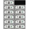 Image 1 : Lot of (11) Consecutive 1976 $2 Federal Reserve Notes Richmond