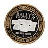 Image 2 : .999 Silver Ballys Las Vegas $10 Casino Limited Edition Gaming Token