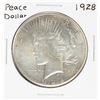 Image 1 : 1928 $1 Peace Silver Dollar Coin