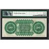 Image 2 : 1872 $20 State of South Carolina Revenue Bond Obsolete Note PMG Superb Gem Unc.