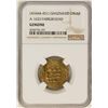 Image 1 : AH444-451 Ghaznavid Dinar A-1633 Farrukhzad Gold Coin NGC Genuine