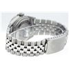 Image 6 : Rolex Mens Stainless Steel 36MM Green Index Pyramid Diamond Datejust Wristwatch