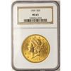 Image 1 : 1904 $20 Liberty Head Double Eagle Gold Coin NGC MS63