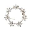 Image 1 : 1.00 ctw Diamond Pendant-Pin - 14KT White Gold
