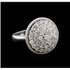 Image 1 : 2.09 ctw Diamond Ring - 14KT White Gold