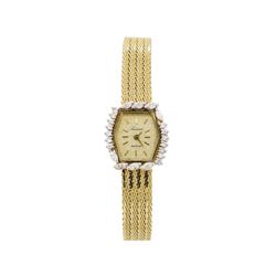 0.85 ctw Diamond Luisse Wristwatch  - 14KT Yellow Gold