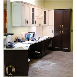 FORMICA SOLID SURFACE TOP EXTRA LARGE OFFICE DESK