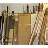 Image 1 : LARGE LOT OF ASSORTED CABINET TRIMS AND DOORS.