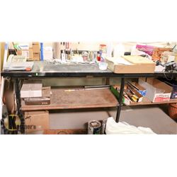 METAL WORK BENCH.