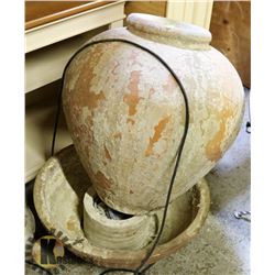 LARGE CONCRETE FOUNTAIN.