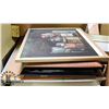 Image 1 : LOT OF 8 ASSORTED PICTURES WITH CORK BOARD.