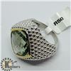 Image 4 : BRASS GREEN AMETHYST MEN'S RING