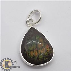 SILVER AMMOLITE PENDANT