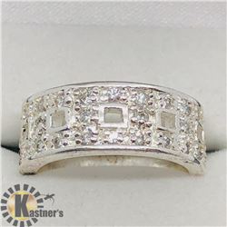 SILVER CUBIC ZIRCONIA RING