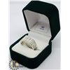 Image 3 : SILVER CUBIC ZIRCONIA RING
