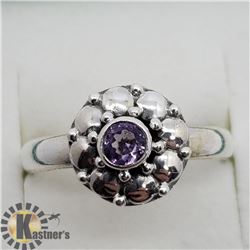 SILVER GEMSTONE RING