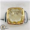 Image 1 : BRASS LEMON TOPAZ MEN'S RING