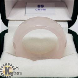 ROSE QUARTZ RING