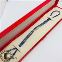 SILVER TANZANITE NECKLACE