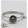 Image 3 : 14K WHITE GOLD DIAMOND RING