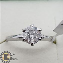 14K WHITE GOLD DIAMOND RING