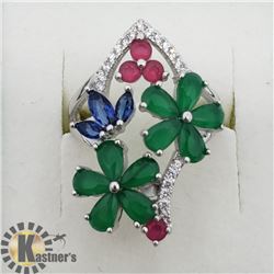 SILVER CUBIC ZIRCONIA RING